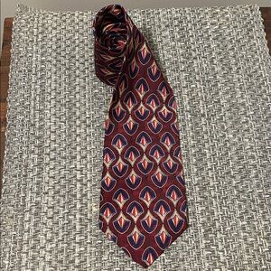 Robert Talbott Best in Class Burgundy and Gold Patterned Tie